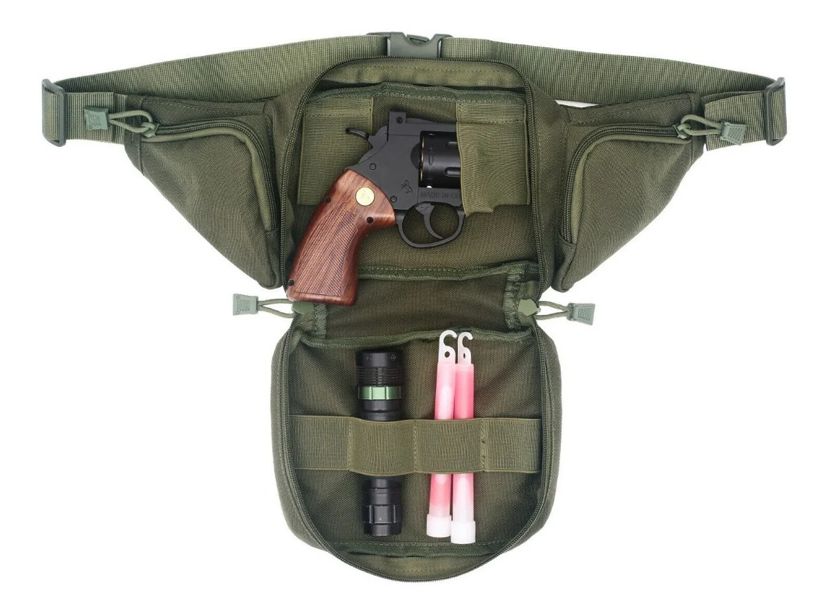 Cangurera Riñonera Táctica Porta Arma - Imagen 8