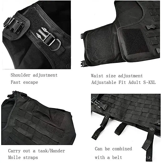 Chaleco Tactico Militar Sistema Molle Uso Rudo Anfibio - Imagen 7