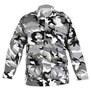 Camisola Cazadora Táctico Camuflaje Uso Rudo Nieve City