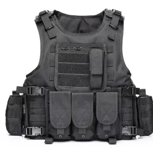 Chaleco Tactico Militar Sistema Molle Uso Rudo Anfibio