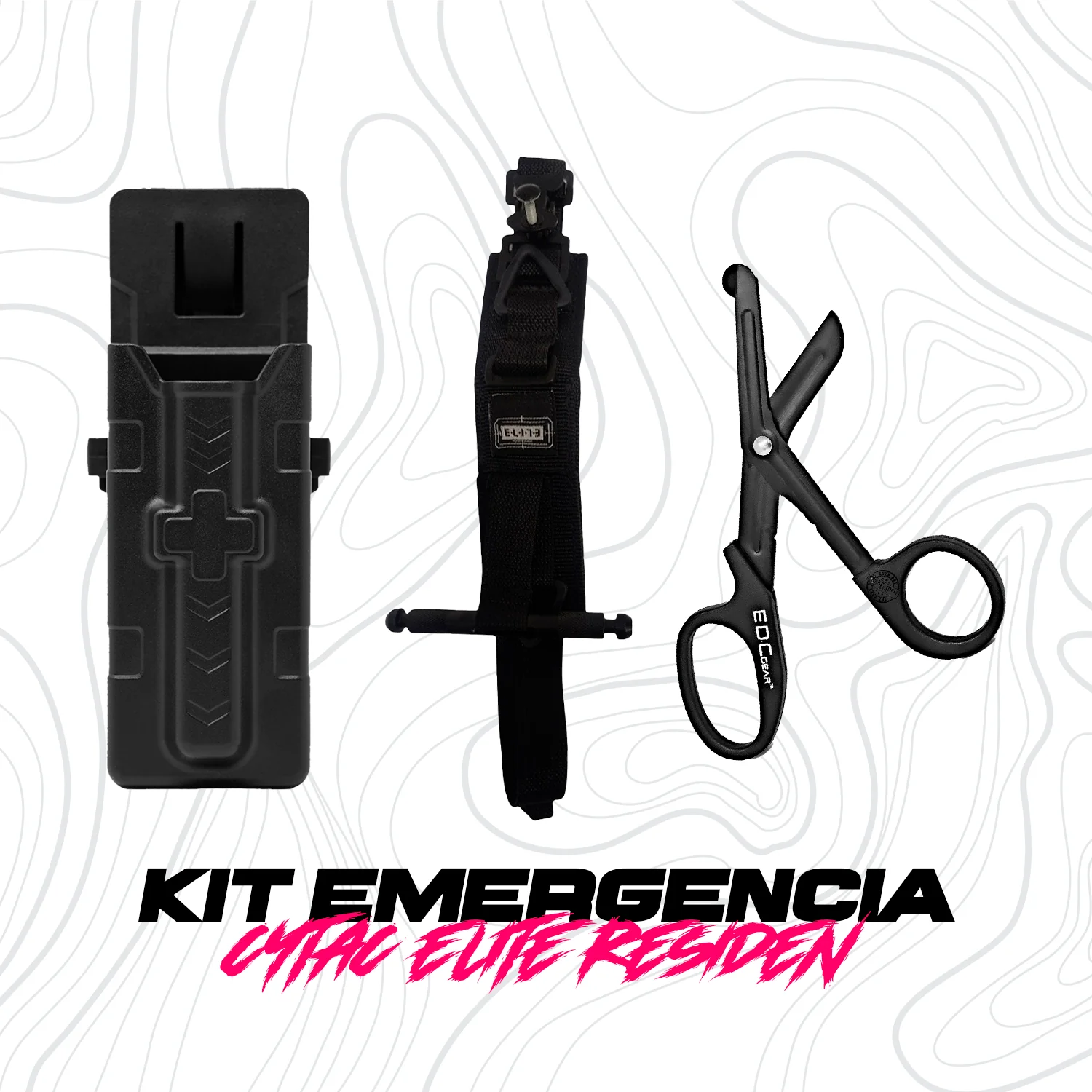 Kit Emergencia Torniquete, Porta Torniquete y Tijeras