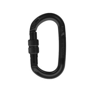 Mosquetón oval de rosca Oxy Black – Singing Rock
