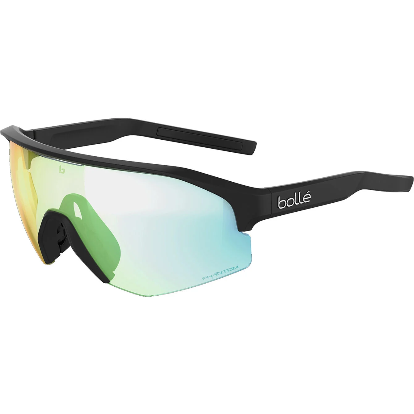 Lentes Lightshifter Black Matte | Phantom Clear Green Photochromic (Cat 1-3) – Bollé