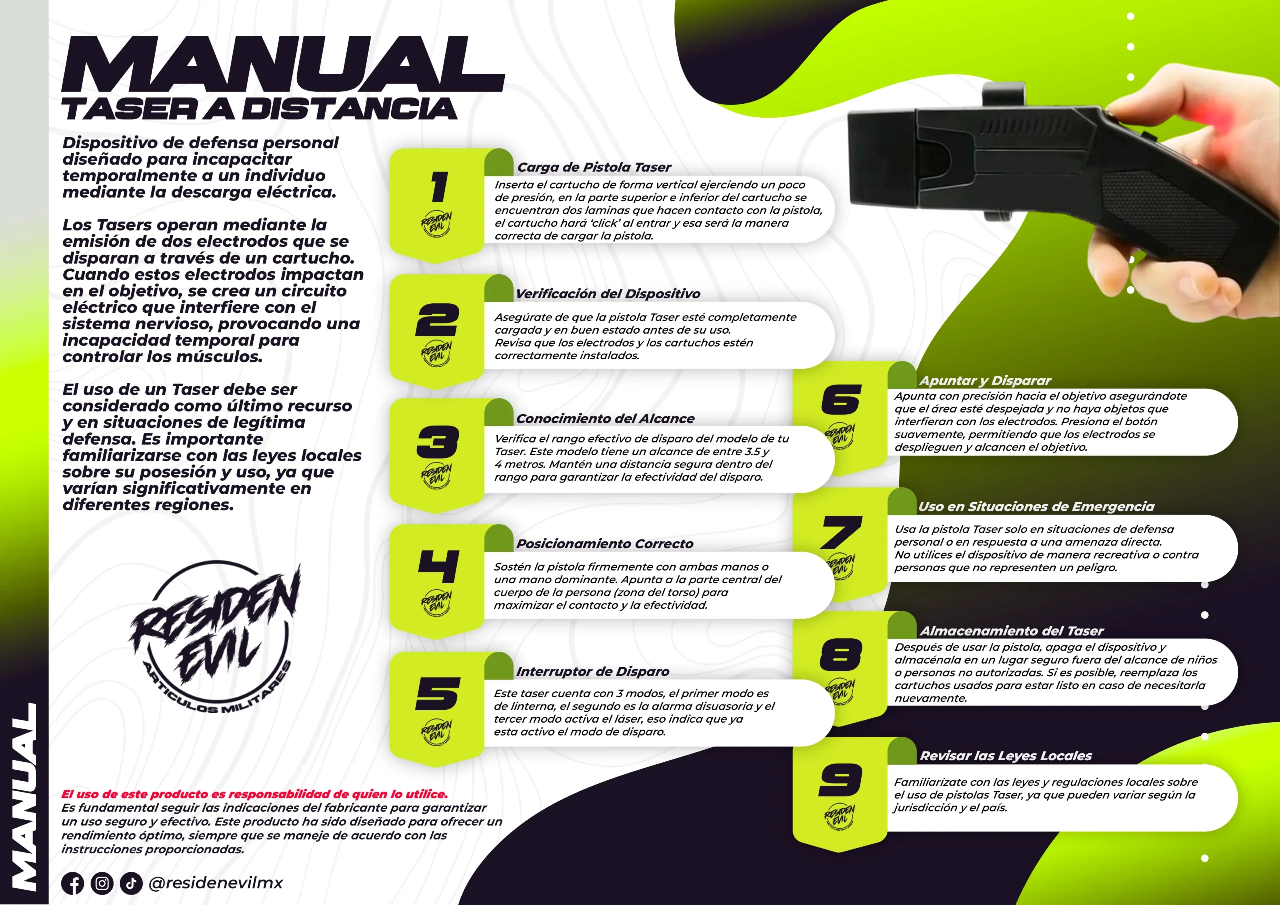 2 Cartuchos De Teser a Distancia - Imagen 7