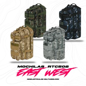 Mochila De Asalto Militar Backpack Rtc502 East West Tactica 20 litros