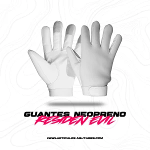 Guantes De Neopreno Piel Tacticos Blancos