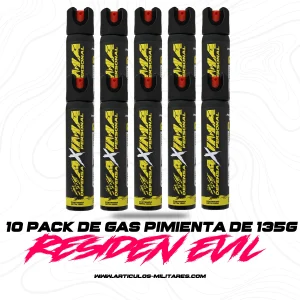 Paquete 10 Piezas Gas Pimienta Lacrimogeno 135g 100% Llenos