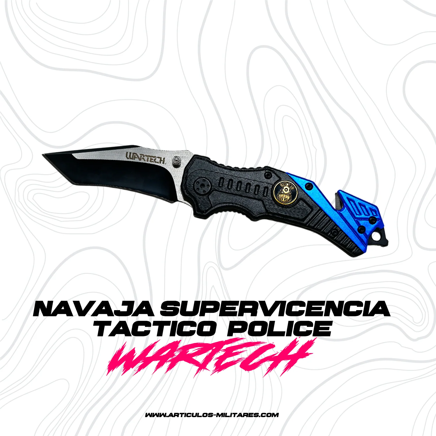 Navaja Táctica S.O.S WARTECH Police