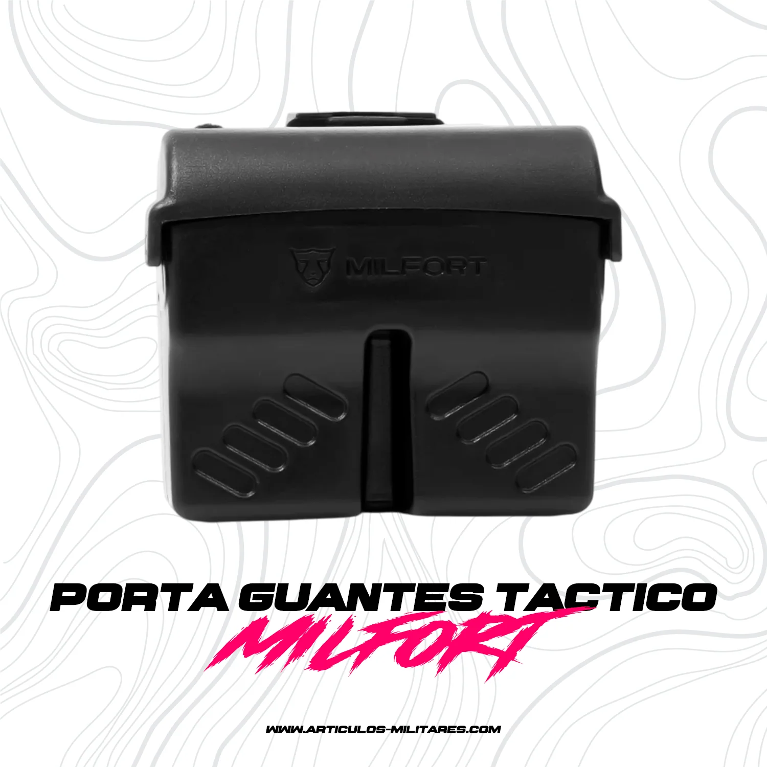 Porta Guantes Táctico Milfort Policia Peritos Ministerial - Imagen 2