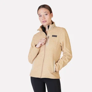 Polar Texturado Mujer Ventisquero Full Zip Beige