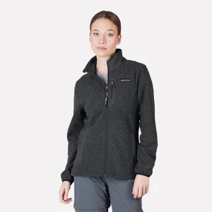 Polar Texturado Mujer Ventisquero Full Zip Gris