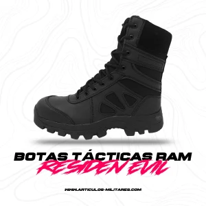 Botas Tacticas Militares Modelo Ram Negro