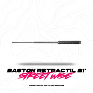 Baston Retractil 21 pulgadas Defensa Personal STREET WISE