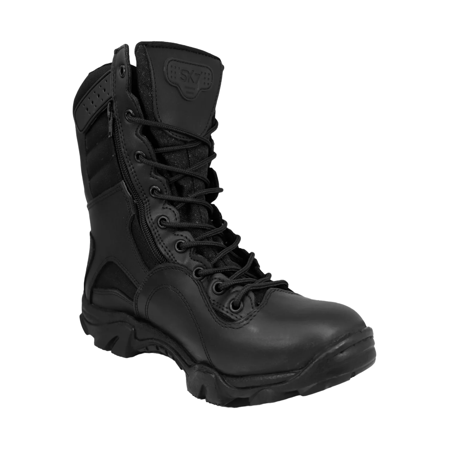 Botas Militares Tacticas SK7 SWAT RD Negro Con Cierre - Imagen 6