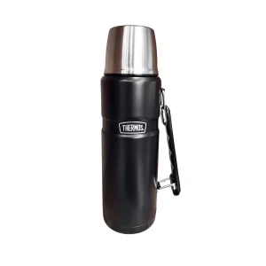 Botella Termo con pico cebador Thermos 1,2lt - Color Negro