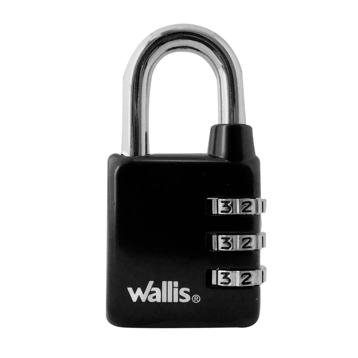 Candado Combinación 3 Discos Arco Grueso Wallis - Imagen 2