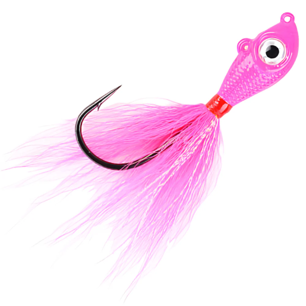 MUSTAD Big Eye Bucktail Jig 1 OZ BEB-1 - Imagen 5