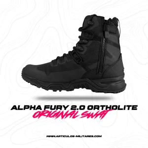 Botas Tácticas Alpha Fury 2.0 Ortholite Negras ORIGINAL SWAT