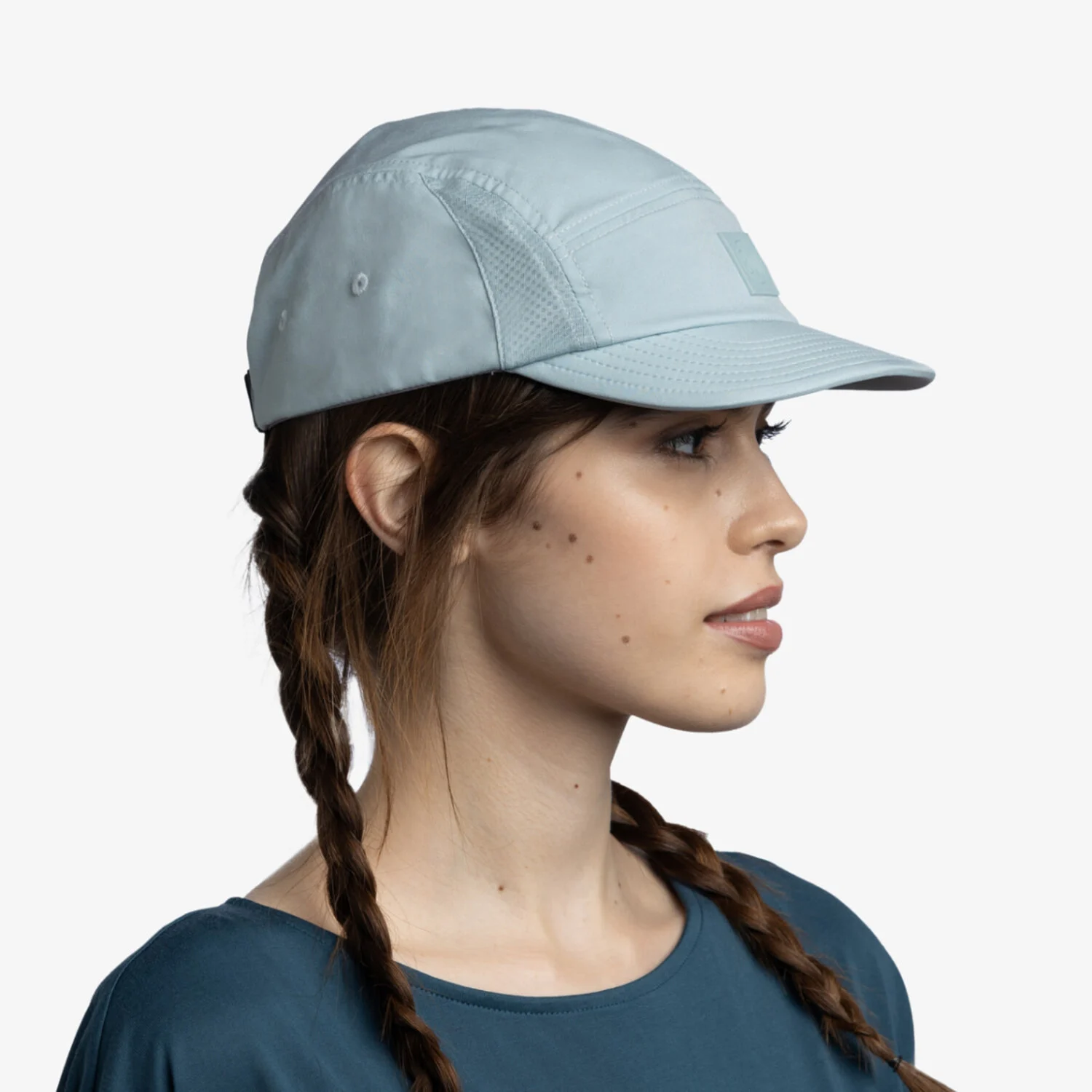 Gorro Buff 5 Panel Go Cap Solid Mist - Imagen 4