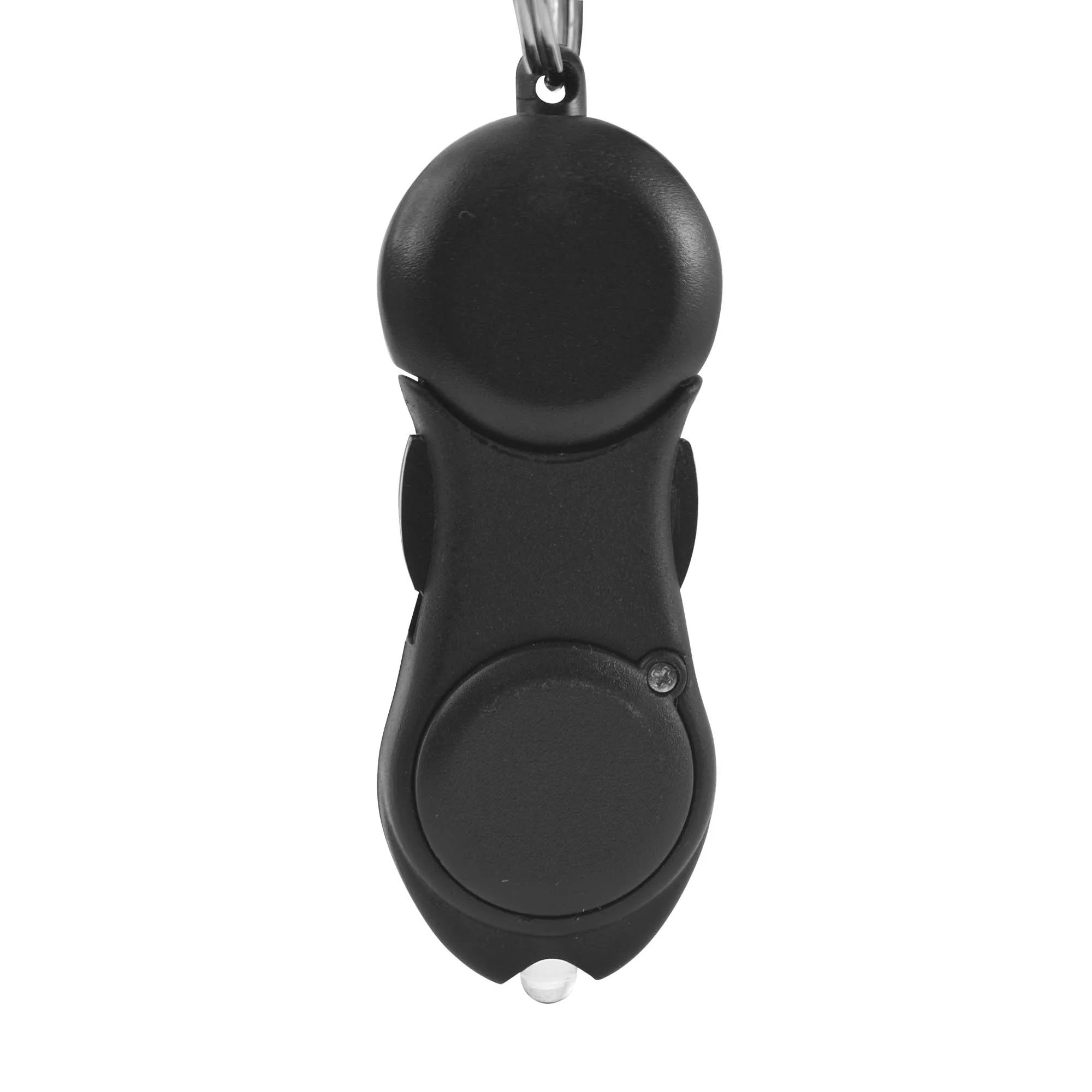 Llaveros con termómetro y luz LED, negro - Imagen 3