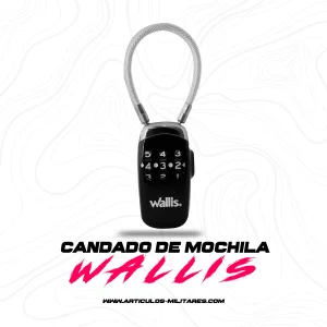 Candado wallis Para Maletas con 3 discos