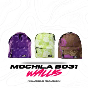 Mochila Escolar Hobby 17 L Wallis Porta Llavero Ligera