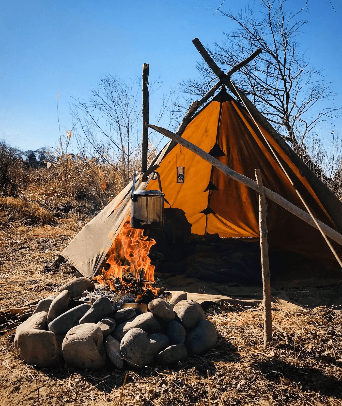 Lona de piel encerada Bushcraft España de 10x10 pies - Imagen 3