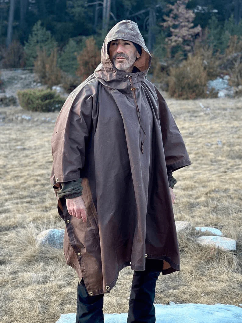 Oilskin Poncho Shelter - Imagen 8