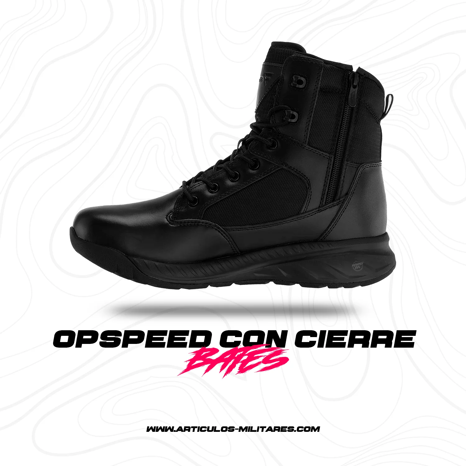 Botas Tácticas Opspeed Con Cierre BATES - Imagen 2