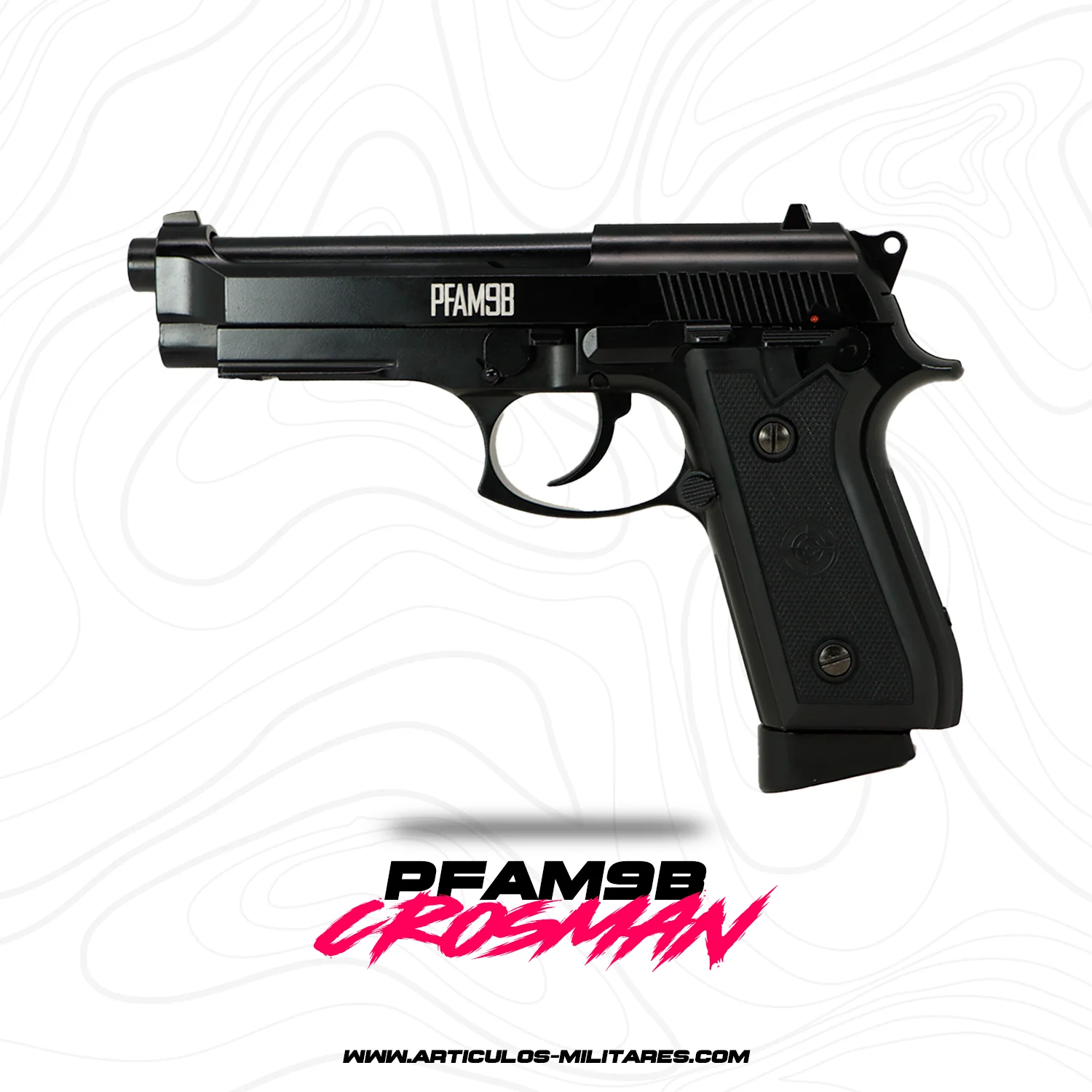 Pistola PFAM9B Blowback Fullmetal De Co2 CROSMAN - Imagen 2