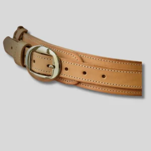Cinturón Ranger natural encerado Quercur Leathercraft