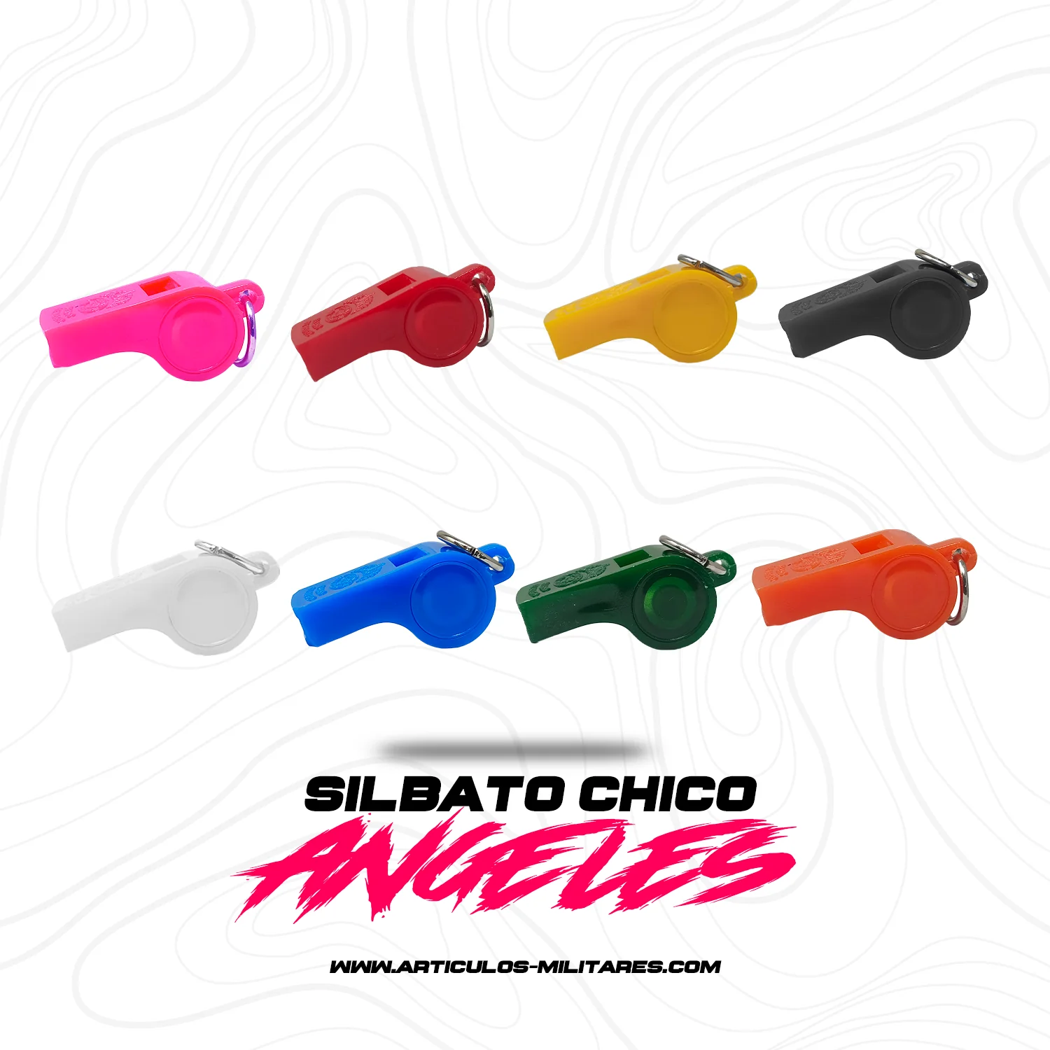 Silbato Plastico Marca Angeles