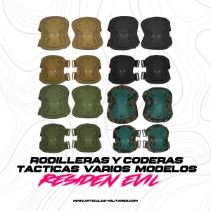 Par de Rodilleras y Coderas Militares ¡6 colores!