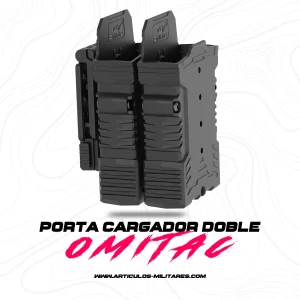 Doble Porta Cargador Para Ar-15, M16 M4 Clip Cinturón Omitac