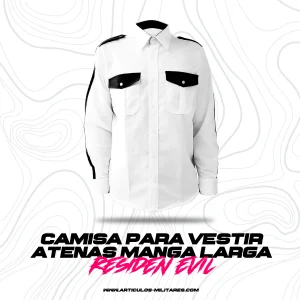 Camisa Vestir Atenas Manga Larga con Franja
