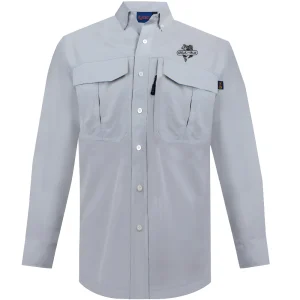 BLACK BASS Pescador Camisa Manga Larga Gris A12101GRI