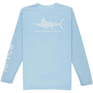 AFTCO Jersey Performance Jigfish Manga Larga M61108-SKY