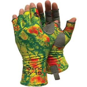 GLACIER OUTDOOR Guantes Islamorada Sun Glove Rasta 079RA