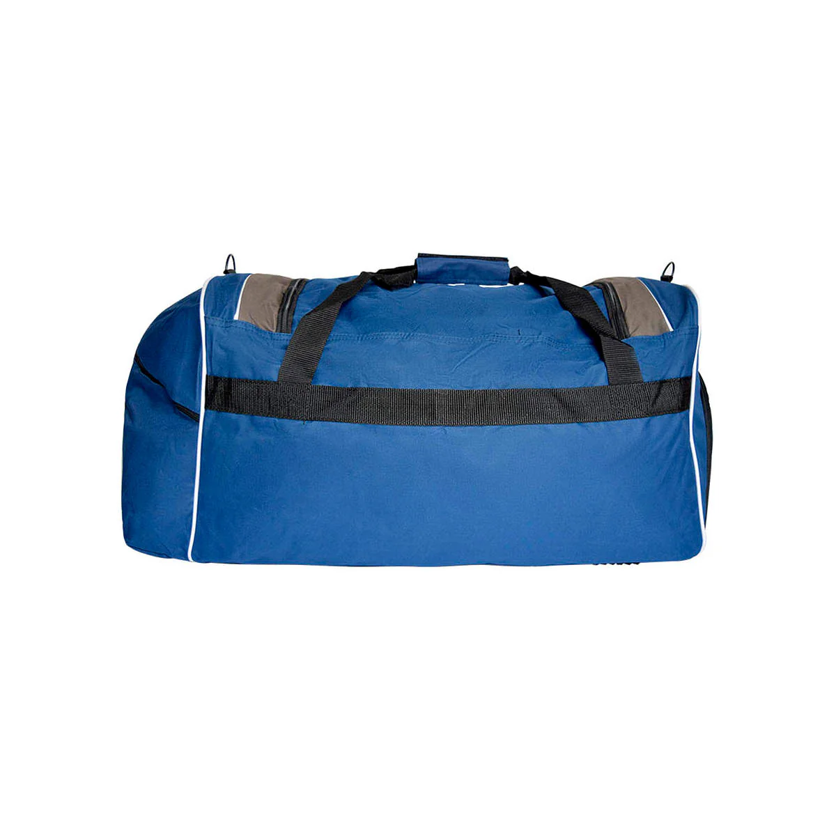 Maleta deportiva/viaje, 100% poliéster, 65 L, azul/gris - Imagen 4