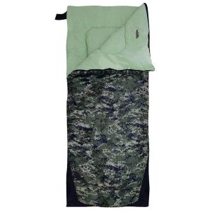 Bolsa para dormir GOBI 400, -5°C, verde camuflaje