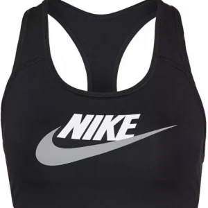 Sujetador Nike Deportivo de Sujeción Media Negro