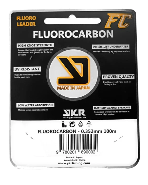 Línea de Fluorocarbono YKR "FC Shock Leader" 0,352mm / 100m - Imagen 3