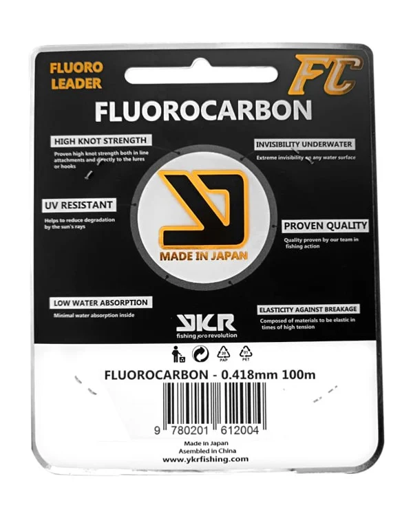 Línea de Fluorocarbono YKR "FC Shock Leader" 0,418mm / 100m - Imagen 3